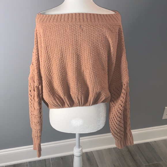 URBAN OUTFITTERS cropped chunky knit sweater S - Picture 5 of 10